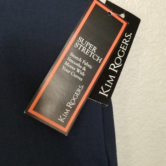 Kim Rogers Plus Size Solid Pull-On Dress Pants 24W - Picture 4 of 8